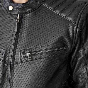 Chaqueta de piel RST Roadster Air D3O negro