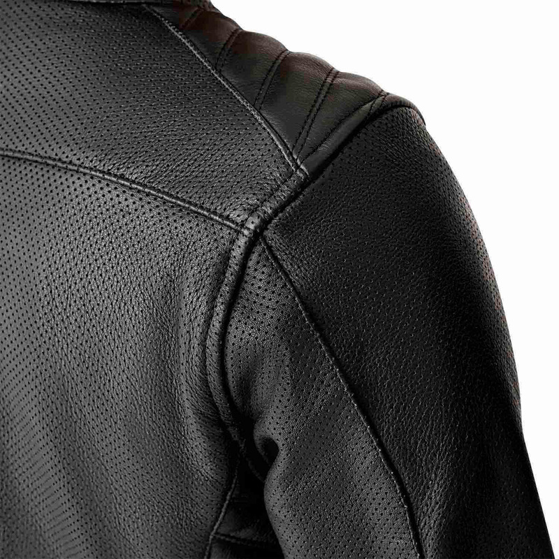 Chaqueta de piel RST Roadster Air D3O negro