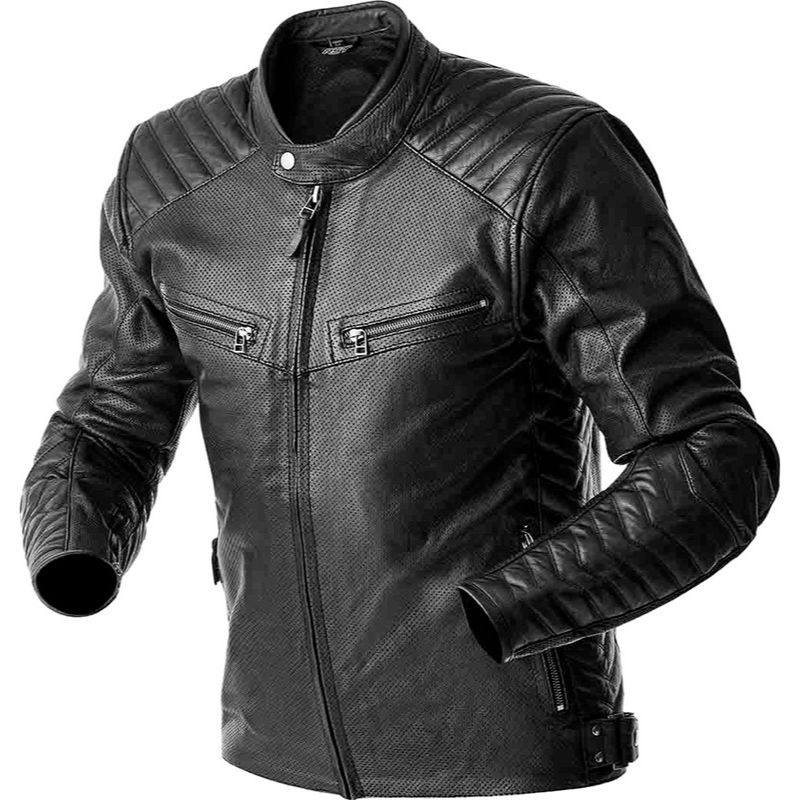 Chaqueta de piel RST Roadster Air D3O negro
