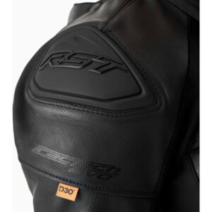 Chaqueta de piel RST Tractech Evo D3O negro