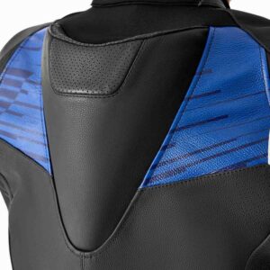 Chaqueta de piel RST Tractech Evo D3O negro azul