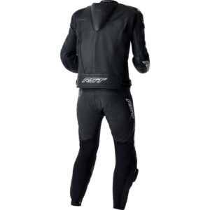 Chaqueta de piel RST Tractech Evo D3O negro blanco