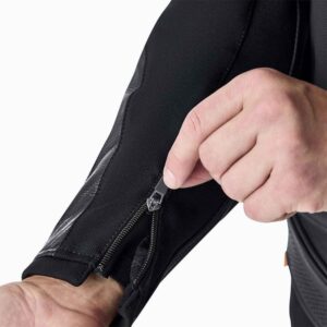 Chaqueta de piel RST Tractech Evo D3O negro blanco