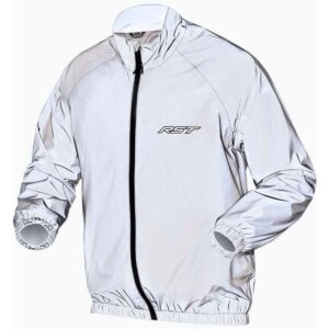 Chaqueta impermeable RST Night Rider reflectante plata