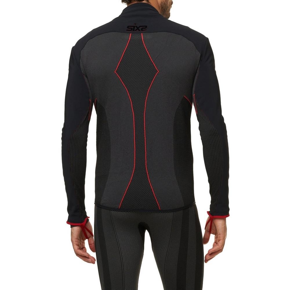 CHAQUETA INTERIOR SIXS WINTER TOURISM WTJ V3 NEGRO / ROJO