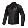 Chaqueta IXON CALIBER BLACK ANTHRACITE ORANGE