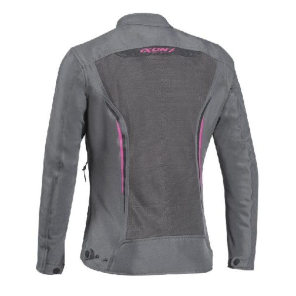 Chaqueta IXON Cool Air Lady Gris Fucsia