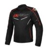 Chaqueta IXON FLICKER BLACK WHITE RED