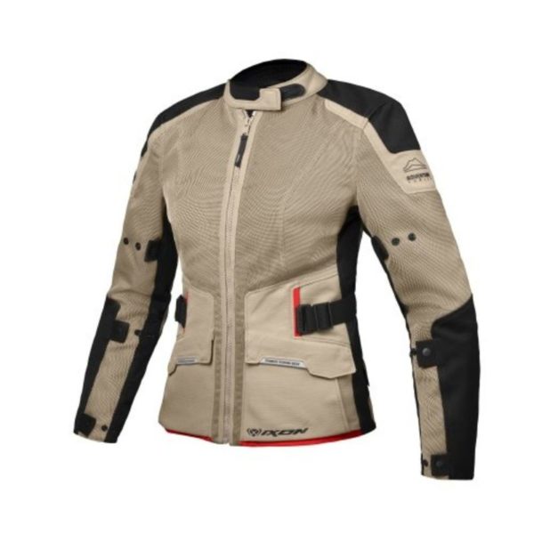 Chaqueta IXON M-NJORD L SAND BLACK RED
