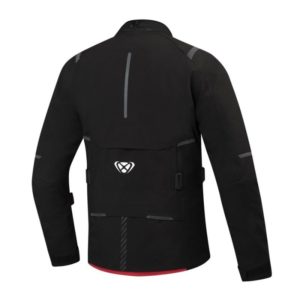 Chaqueta IXON M-SKEID BLACK BRIGHT RED