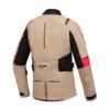 Chaqueta IXON M-SKEID LADY SAND BLACK RED - Imagen 2