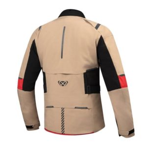 Chaqueta IXON M-SKEID SAND BLACK RED