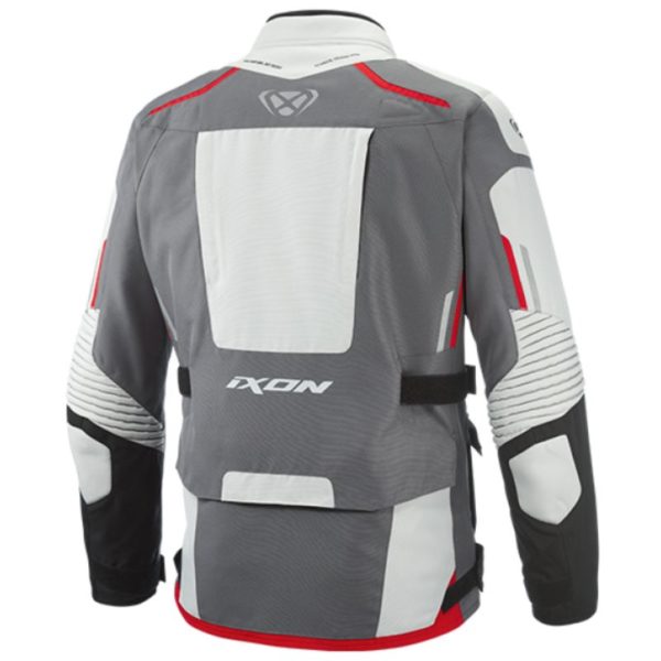 Chaqueta IXON MIDGARD GREY BLACK RED