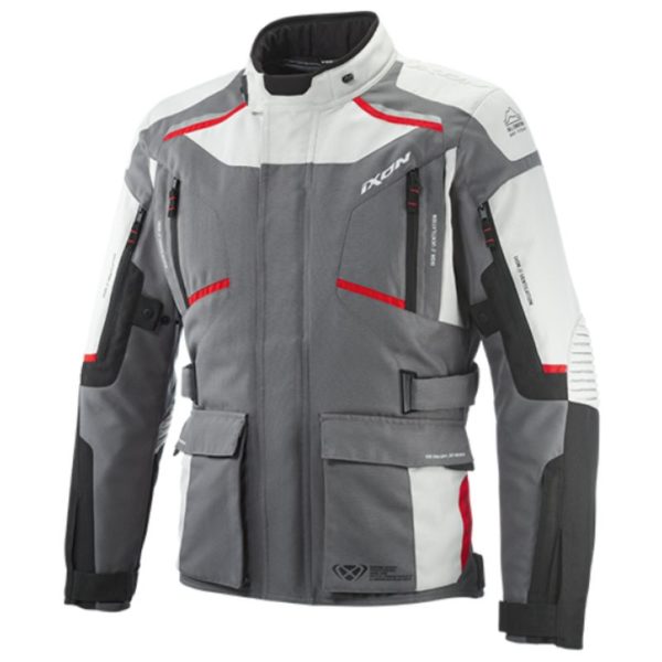 Chaqueta IXON MIDGARD GREY BLACK RED