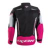 Chaqueta IXON STRIKER AIR K L BLACK WHITE FUSHIA - Imagen 2