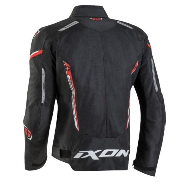 Chaqueta IXON STRIKER AIR WP BLACK RED WHITE