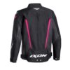 Chaqueta IXON STRIKER KID L BLACK FUSHIA - Imagen 2