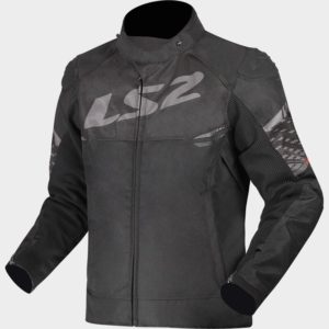 CHAQUETA LS2  APEX BLACK DARK GREY