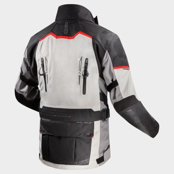 CHAQUETA LS2 APOLLO GREY BLACK RED