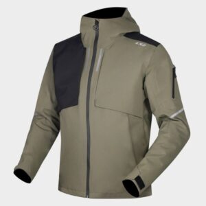 CHAQUETA LS2 AXEL MAN GREEN BLACK