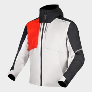 CHAQUETA LS2 AXEL MAN GREY BLACK RED
