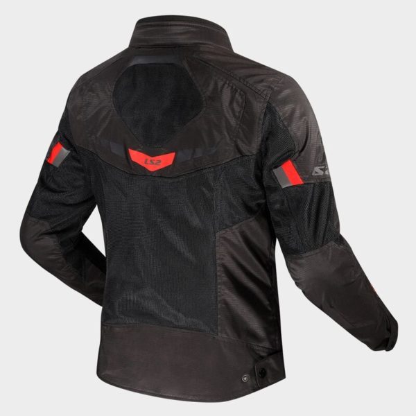 CHAQUETA LS2 GARDA AIR BLACK RED