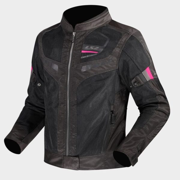 CHAQUETA LS2 GARDA AIR LADY BLACK PINK