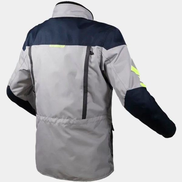 CHAQUETA LS2 METROPOLIS EVO TITANIUM BLUE H-V YELLOW