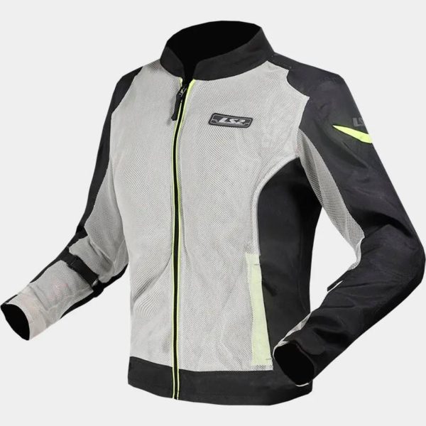 CHAQUETA LS2 MUJER AIRY BLACK GREY YELLOW