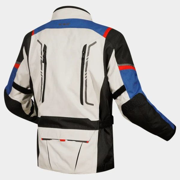 CHAQUETA LS2 NARVIK  BLUE BLACK GREY RED