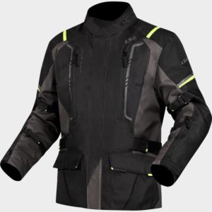 CHAQUETA LS2 NARVIK  GREY BLACK H-V YELLOW