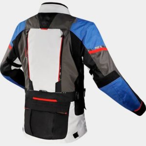 CHAQUETA LS2 NORWAY  BLUE BLACK GREY RED