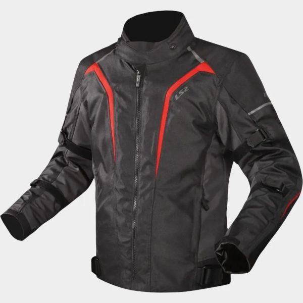 CHAQUETA LS2 SEPANG BLACK GREY RED