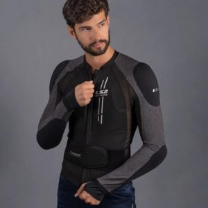 CHAQUETA LS2 X-ARMOR BLACK SILVER