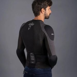 CHAQUETA LS2 X-ARMOR BLACK SILVER