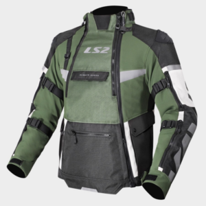 CHAQUETA LS2 X-MASTER MAN  BLACK GREEN GREY