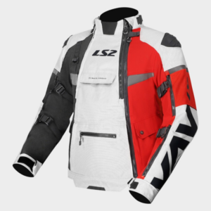 CHAQUETA LS2 X-MASTER MAN  BLACK GREY RED