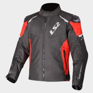 CHAQUETA LS2 ZOOM MAN BLACK RED