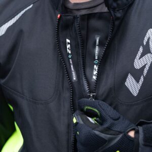 CHAQUETA LS2 ZOOM MAN BLACK YELLOW