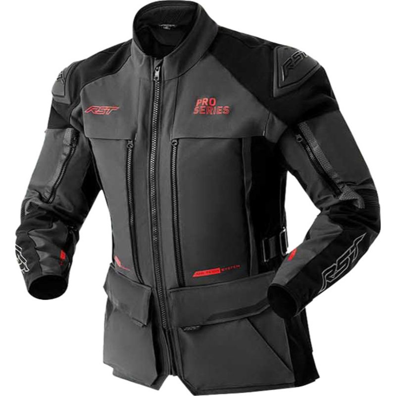 Chaqueta RST Pro Series Adventure D3O gris negro