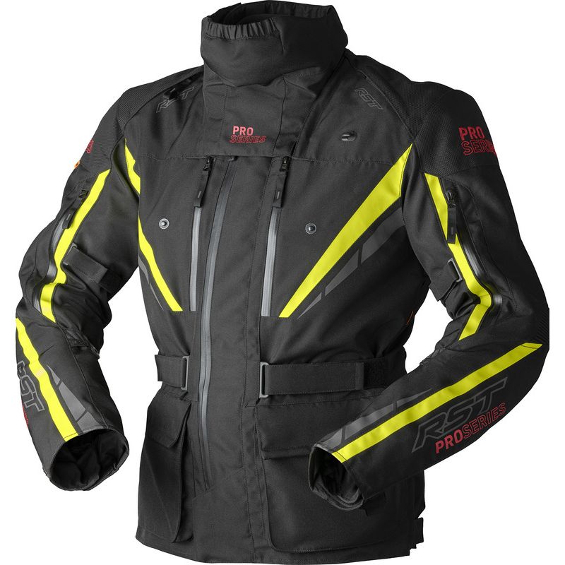 Chaqueta RST Pro Series Paragon D3O negro amarillo neón