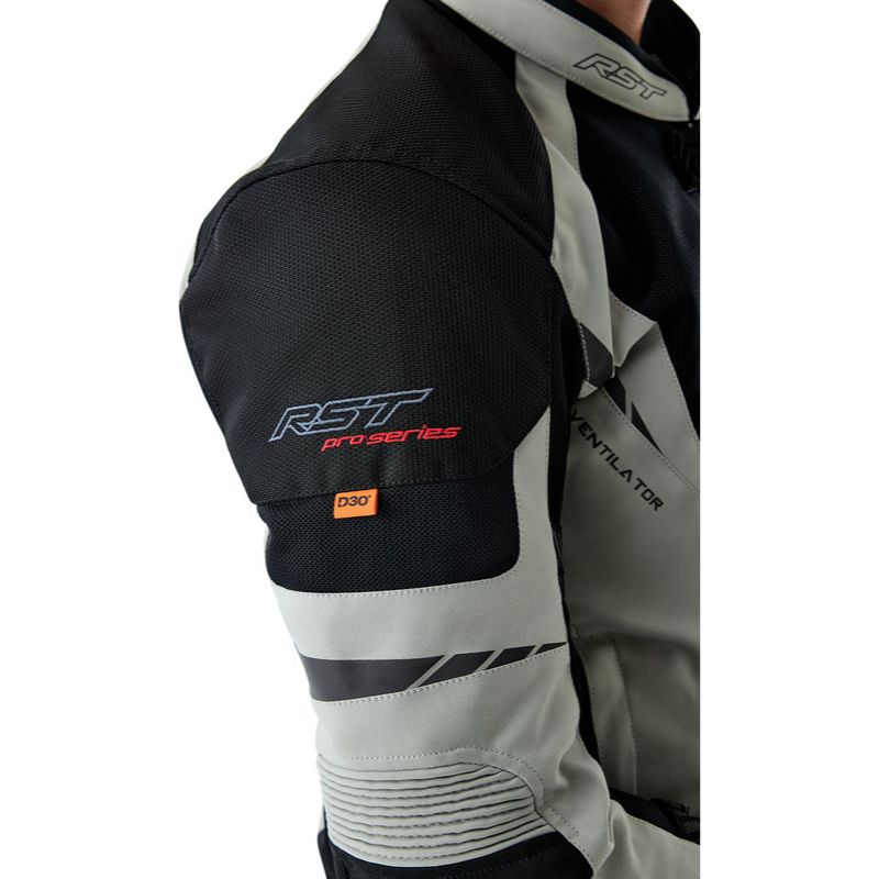 Chaqueta RST Pro Series Ventilator D3O negro plata