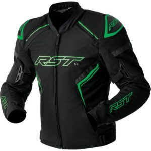 Chaqueta RST S1 D3O Negro verde neón