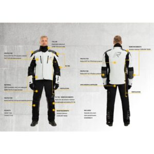 Chaqueta Rukka FLEXO-R GRIS CLARO