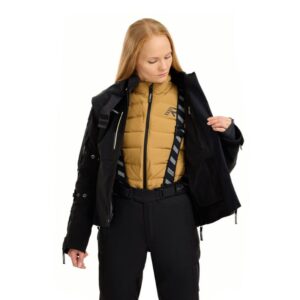 Chaqueta Rukka FLEXORINA MUJER NEGRO MARRON