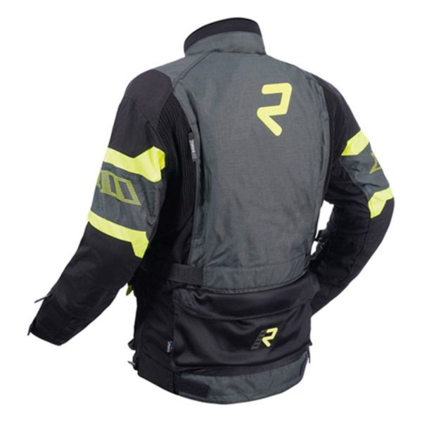 Chaqueta Rukka MADAGASCA-R GRIS NEGRO FLUOR