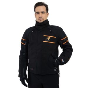 Chaqueta Rukka RAPTO-R NEGRO/NARANJA