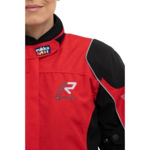 Chaqueta Rukka TRAVERINA ROJO/NEGRO