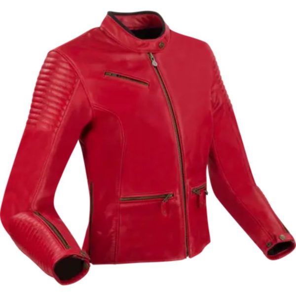 CHAQUETA SEGURA LADY CURVE ROJO