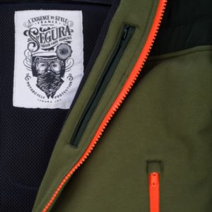 CHAQUETA SEGURA PULSOR CAQUI NEGRO